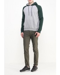 Мужской серый худи от Brave Soul