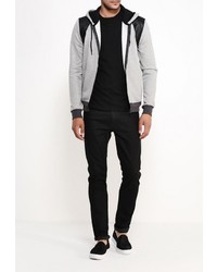 Мужской серый худи от Brave Soul