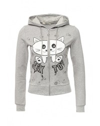 Женский серый худи от Bright Girl