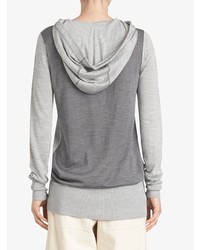 Женский серый худи от Burberry