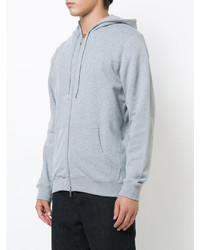 Мужской серый худи от Sunspel