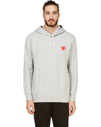 Мужской серый худи от Comme des Garcons