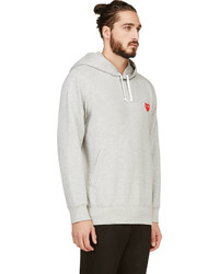 Мужской серый худи от Comme des Garcons