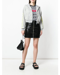 Женский серый худи от Fiorucci