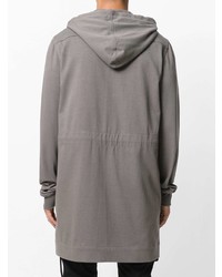 Мужской серый худи от Rick Owens