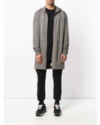 Мужской серый худи от Rick Owens