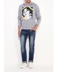 Мужской серый худи от DRYWASH