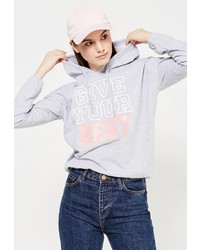 Женский серый худи от DRYWASH