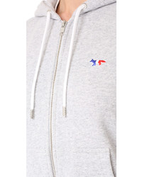 Женский серый худи от MAISON KITSUNE