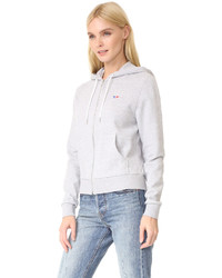 Женский серый худи от MAISON KITSUNE