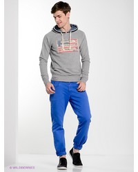 Мужской серый худи от Fred Mello