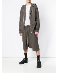 Мужской серый худи от Rick Owens DRKSHDW