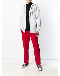 Мужской серый худи от Stussy