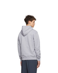 Мужской серый худи от AMI Alexandre Mattiussi