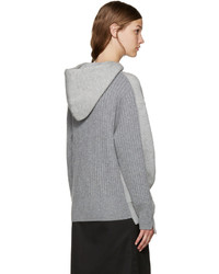 Женский серый худи от Sacai