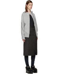 Женский серый худи от Sacai