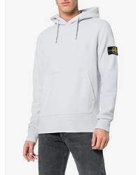 Мужской серый худи от Stone Island