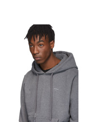 Мужской серый худи от Off-White