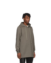 Мужской серый худи от Rick Owens