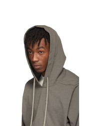 Мужской серый худи от Rick Owens