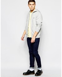 Мужской серый худи от Fred Perry