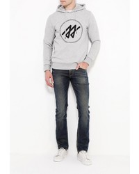 Мужской серый худи от Jack &amp; Jones