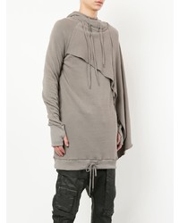 Мужской серый худи от Army Of Me