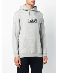 Мужской серый худи от Tommy Jeans