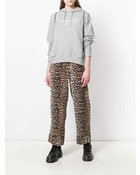 Женский серый худи от Jeremy Scott