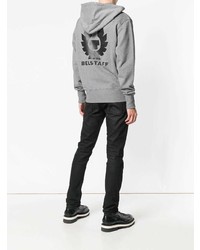 Мужской серый худи от Belstaff