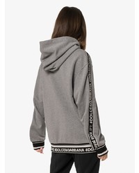 Женский серый худи от Dolce & Gabbana