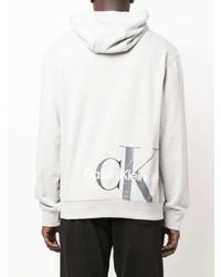 Мужской серый худи от Calvin Klein Jeans