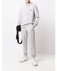 Мужской серый худи от Moschino