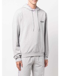 Мужской серый худи от Moschino