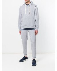 Мужской серый худи от Paul & Shark