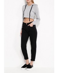 Женский серый худи от LOST INK