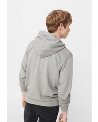 Мужской серый худи от Mango Man