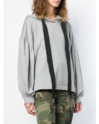 Женский серый худи от MARQUES ALMEIDA