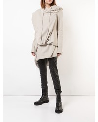 Женский серый худи от Rick Owens DRKSHDW
