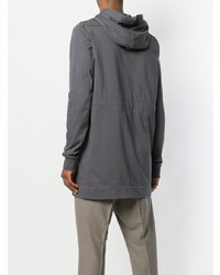 Мужской серый худи от Rick Owens