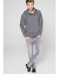 Мужской серый худи от s.Oliver