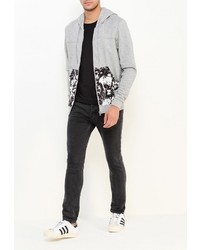 Мужской серый худи от Sixth June