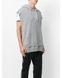 Мужской серый худи от Maison Margiela