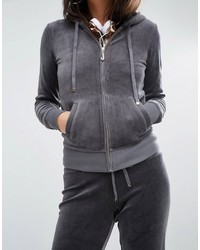 Женский серый худи от Juicy Couture