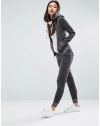 Женский серый худи от Juicy Couture