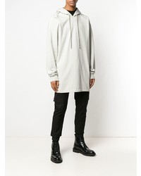 Мужской серый худи от Rick Owens