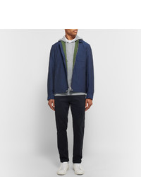 Мужской серый худи от John Smedley