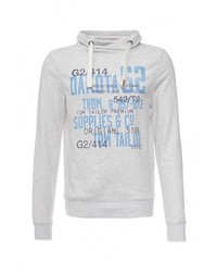 Мужской серый худи от Tom Tailor