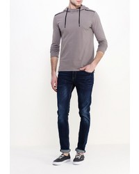 Мужской серый худи от Tom Tailor Denim