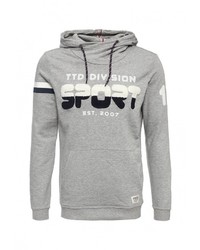Мужской серый худи от Tom Tailor Denim